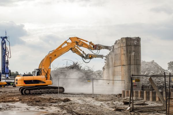 Silo Demolition in Round Rock
