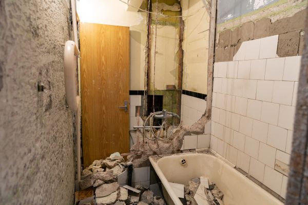 Shower Tile Demolition in Round Rock